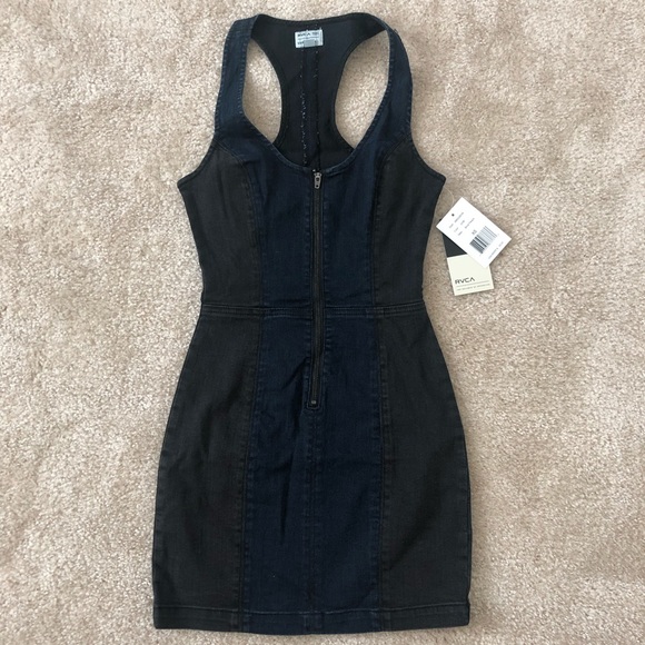 rvca denim dress RVCA denim dress XS (0-2) Like new